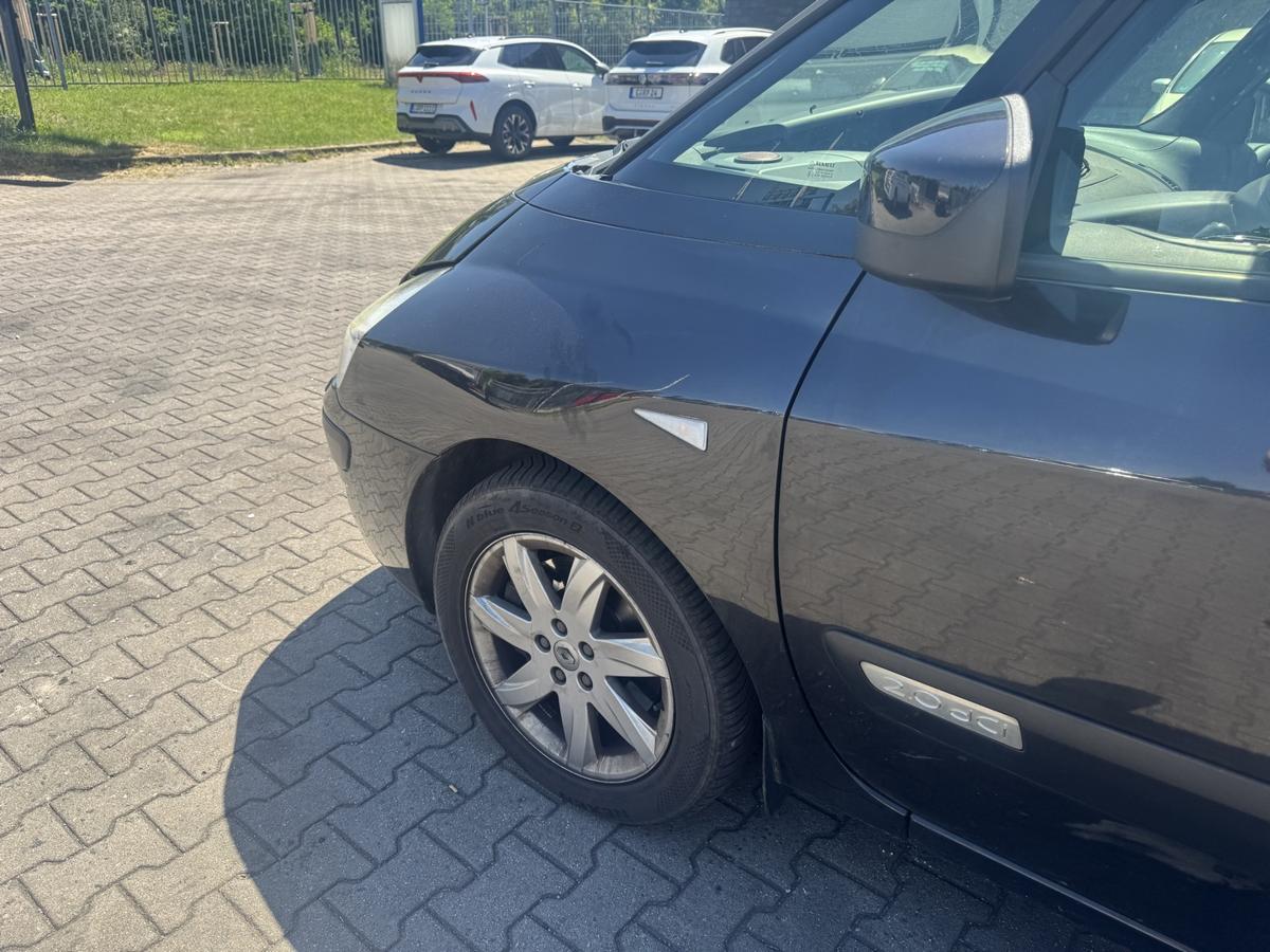Renault Espace 4 original Kotfl&uuml;gel vorn links NV676 Schwarz Bj.2011